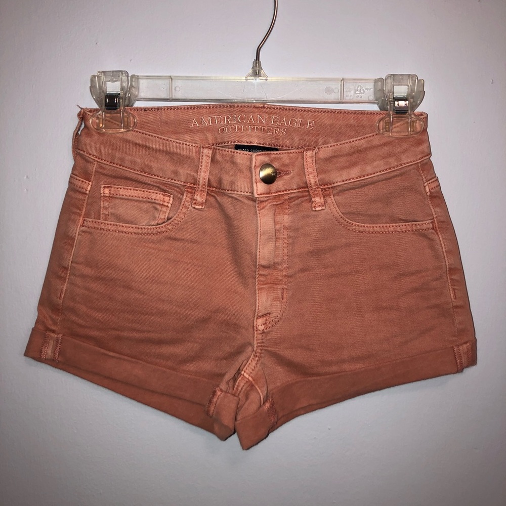 American Eagle Hi-Rise Shortie Shorts